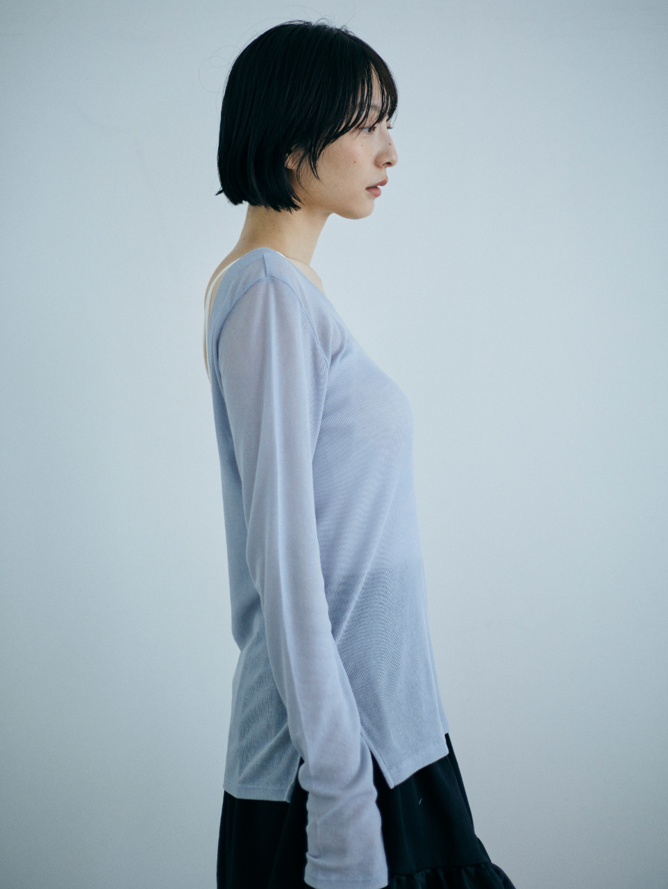 OPEN BACK SHEER LOUNGE TOP