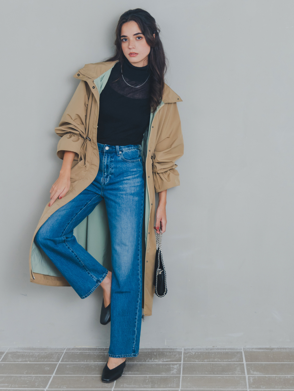 BELL SLEEVE RAIN DRESS