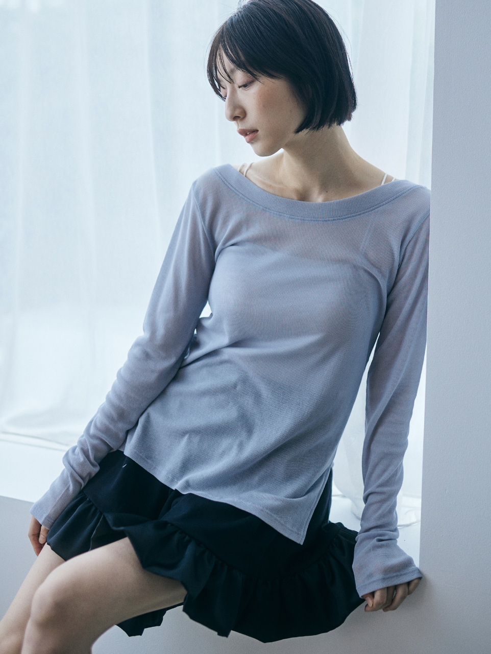 RIB WRAP LOUNGE PERIOD SHORTS