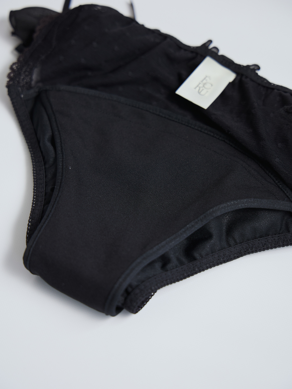 FRILLED SHEER PERIOD SHORTS