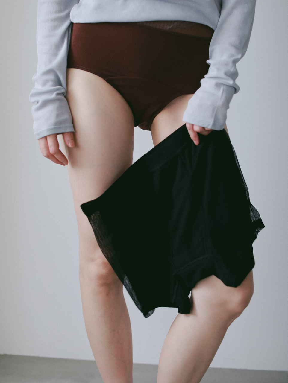 〈2026AW〉SHEER NET STRIPE GENTLE COMFORT BOXER