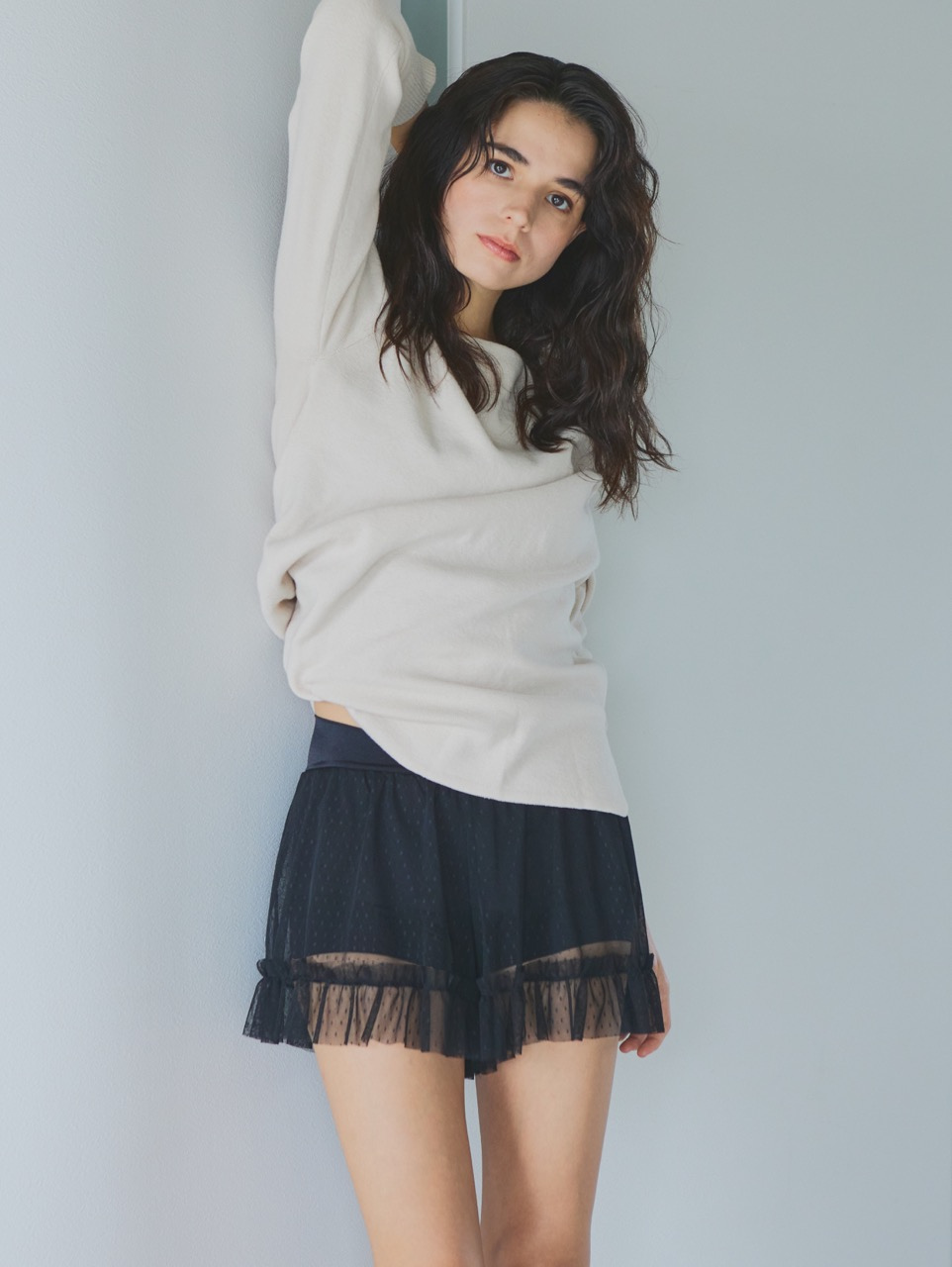 DOT TULLE LOUNGE PERIOD SHORTS