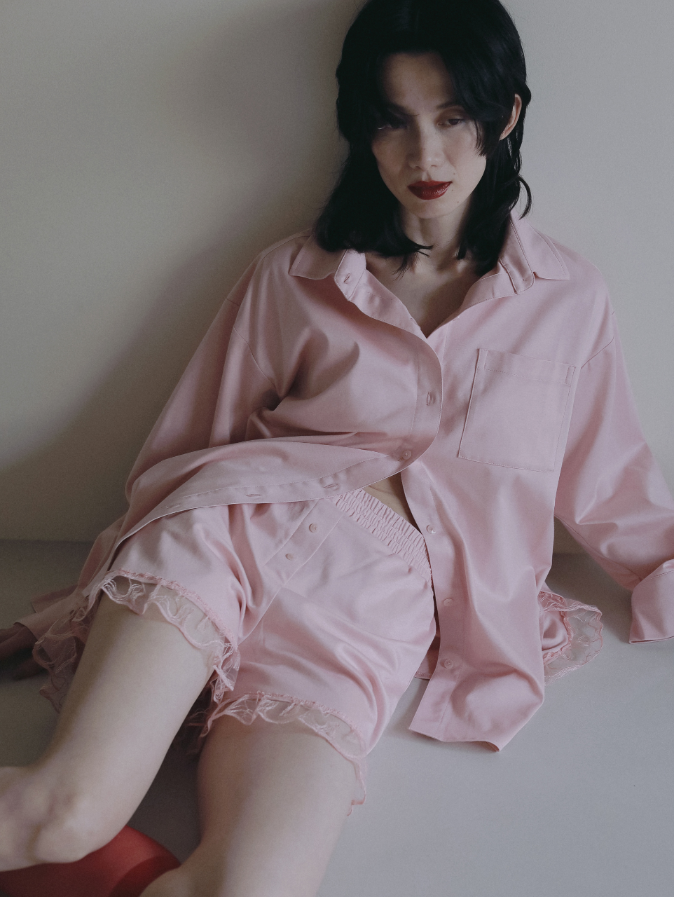 〈2026AW〉SILKY COTTON LOUNGE SHIRT
