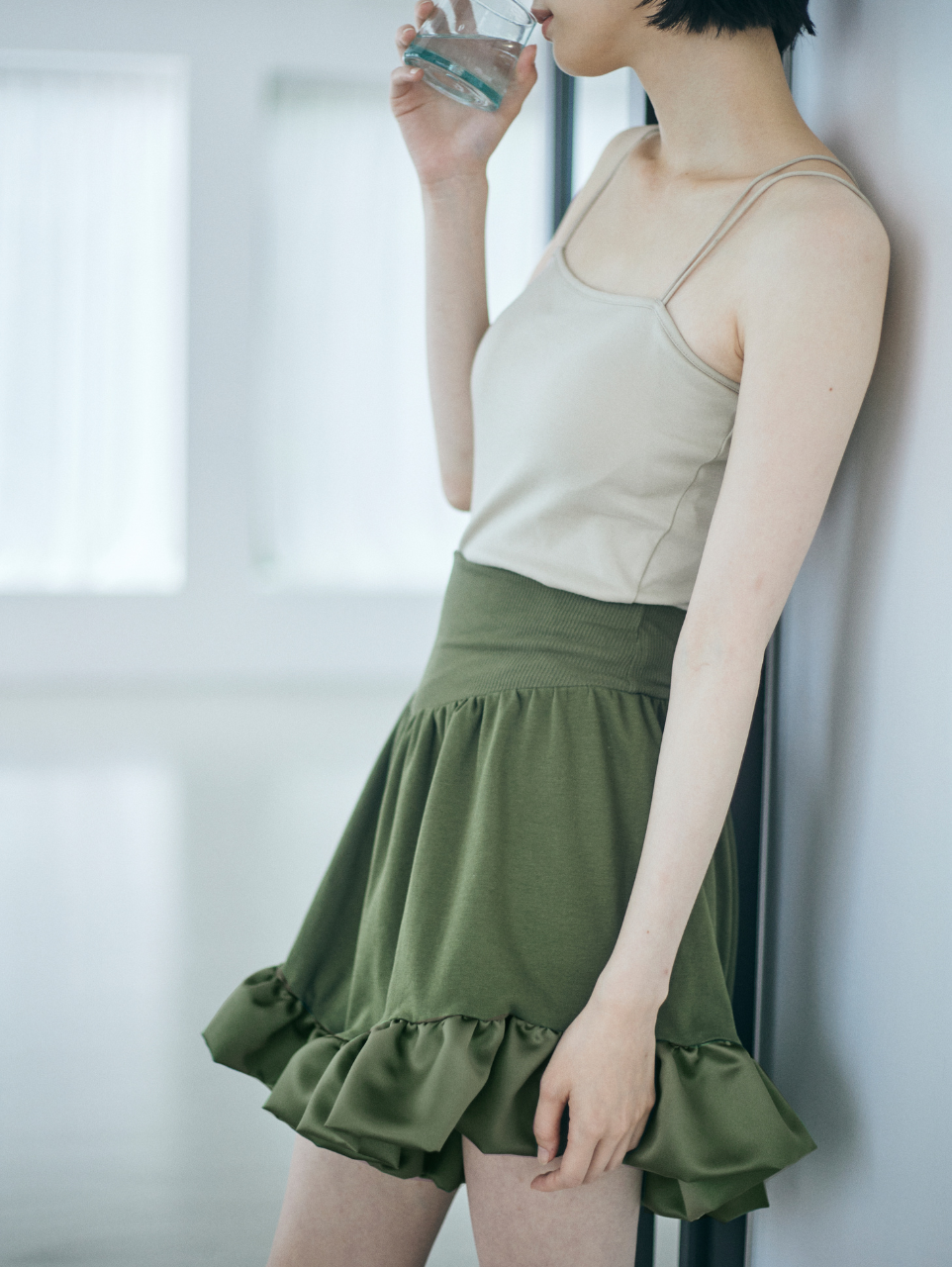RIB WRAP LOUNGE PERIOD SHORTS