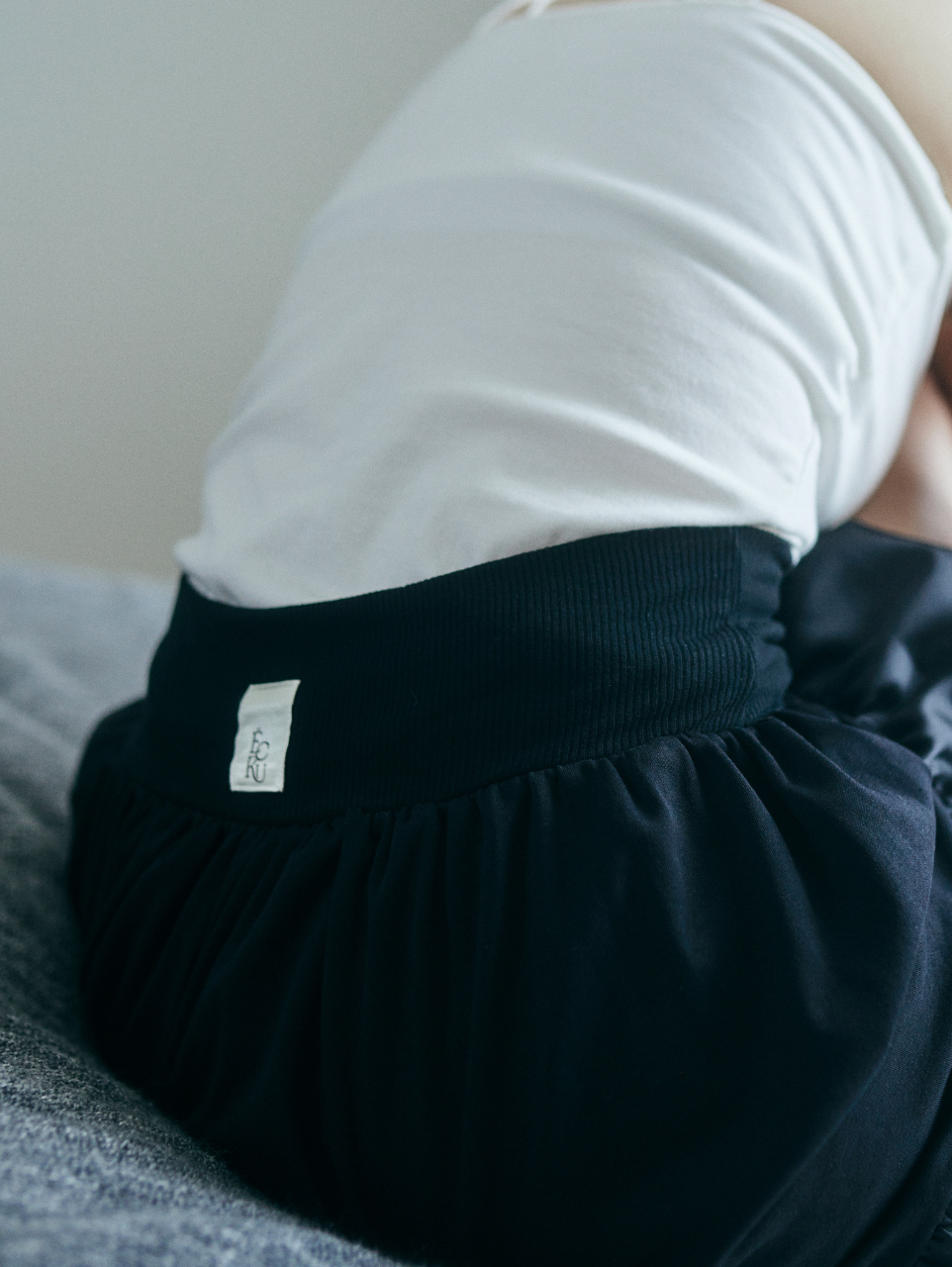RIB WRAP LOUNGE PERIOD SHORTS