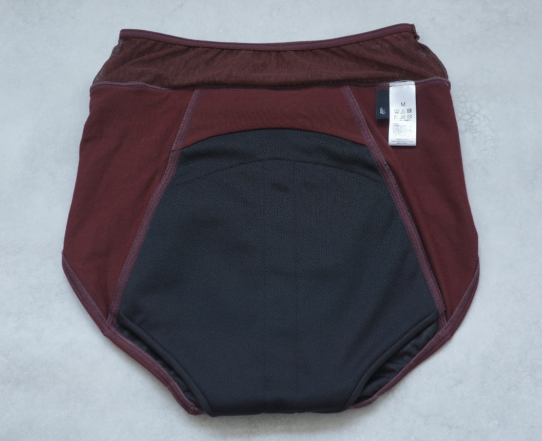 〈2026AW〉SHEER NET STRIPE PERIOD SHORTS