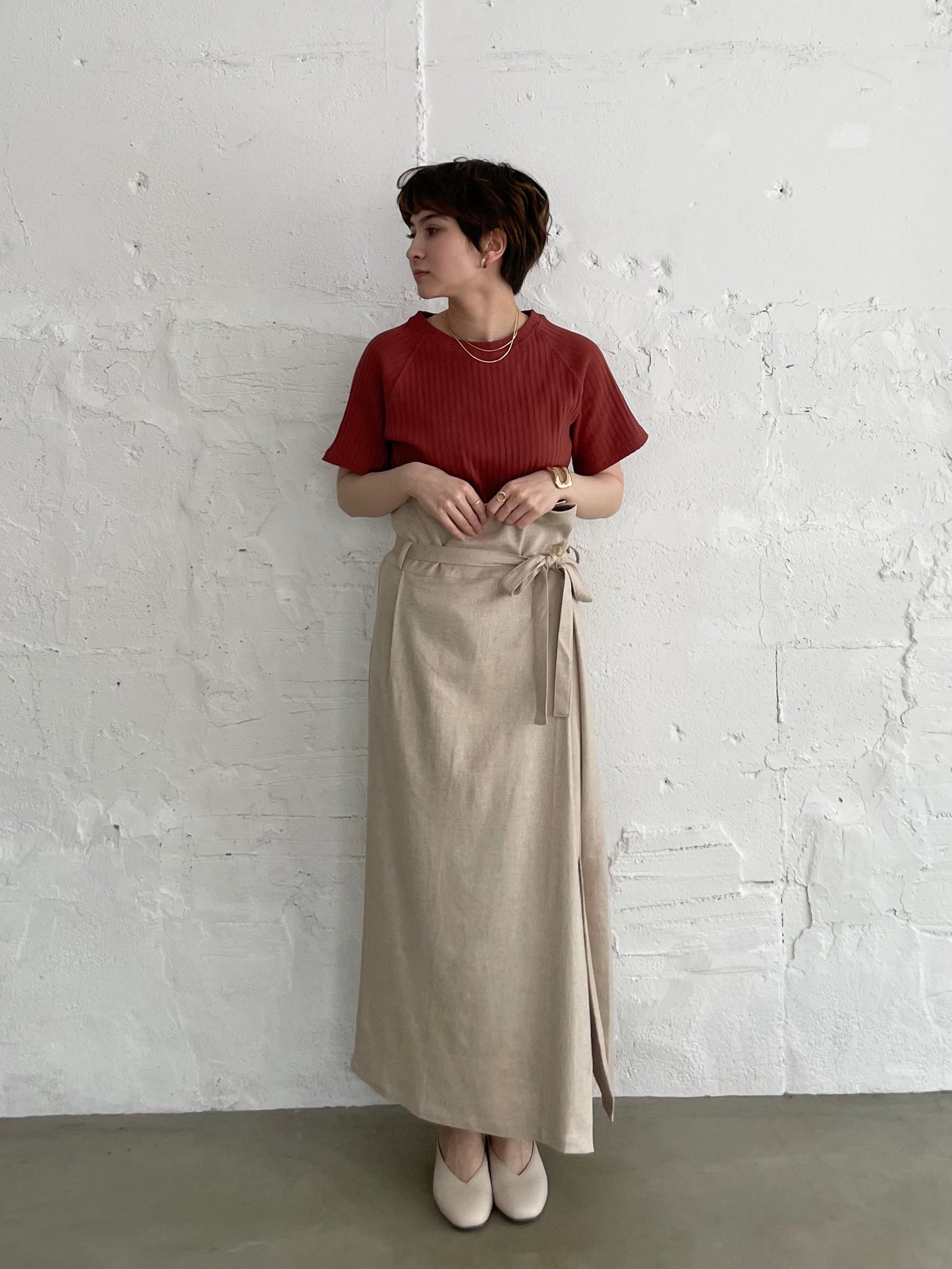 WRAP LIKE HIGH-WAIST SKIRT