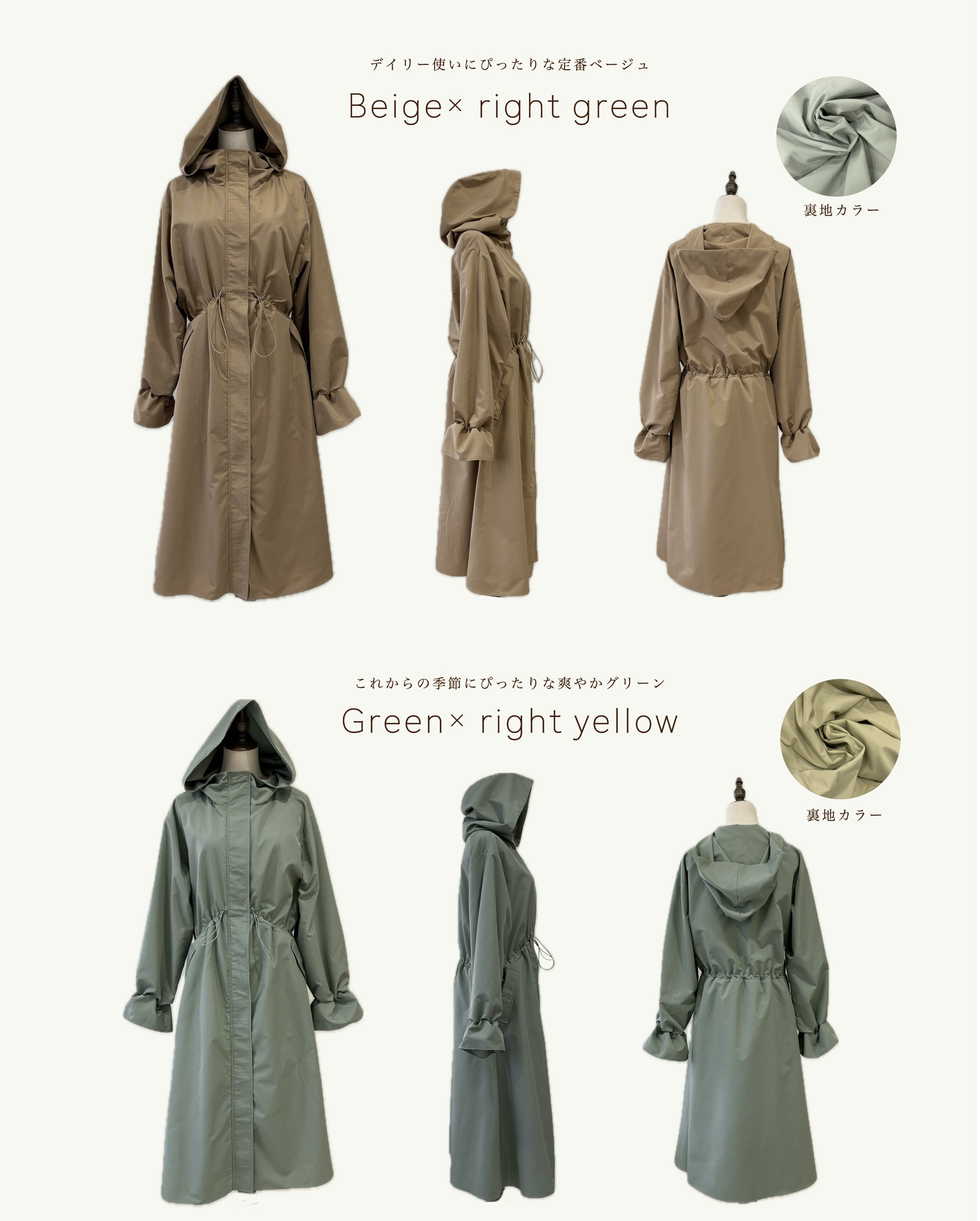BELL SLEEVE RAIN DRESS
