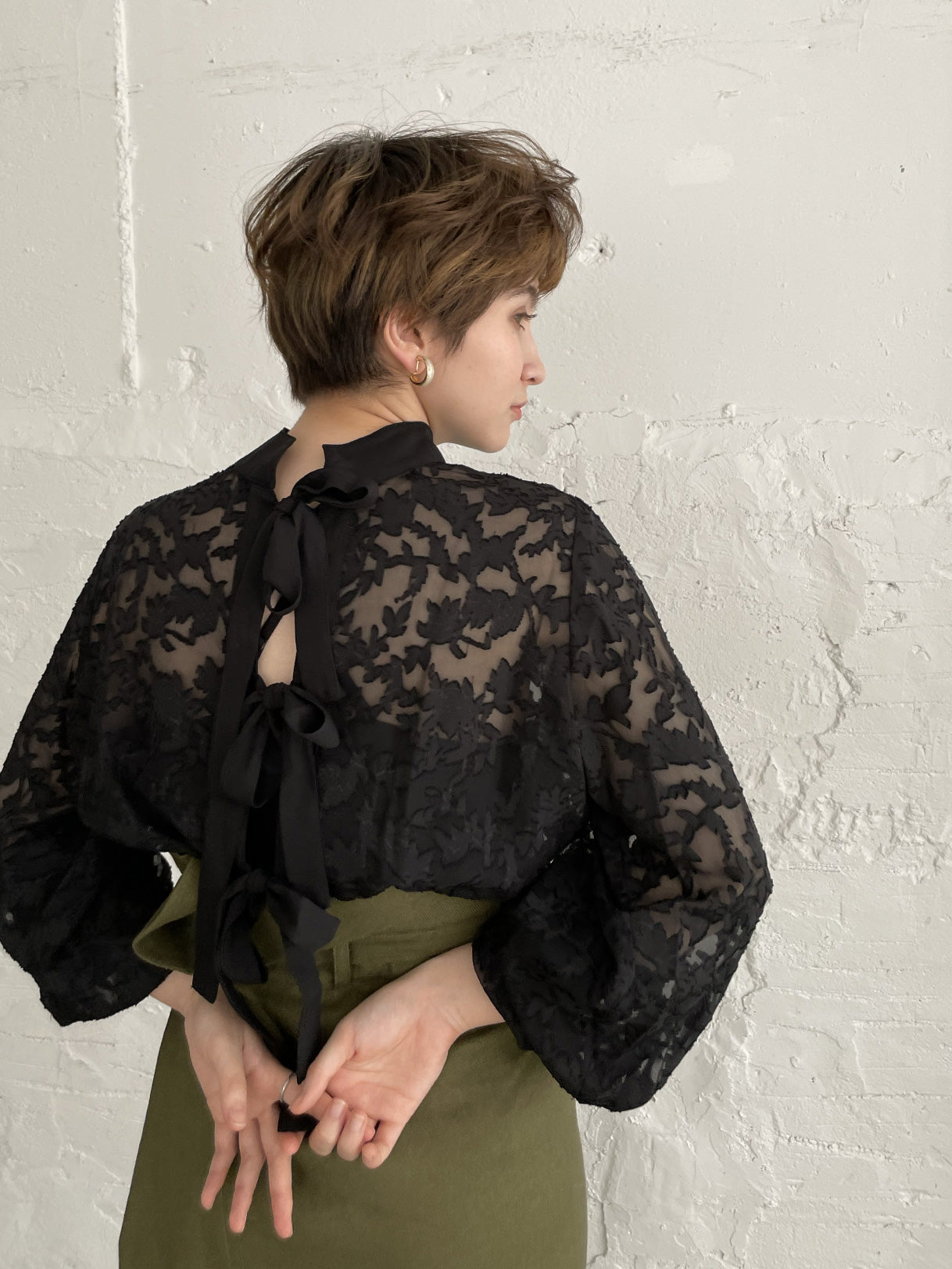 【SPECIAL PRICE】CHINA MOTIF BLOUSE