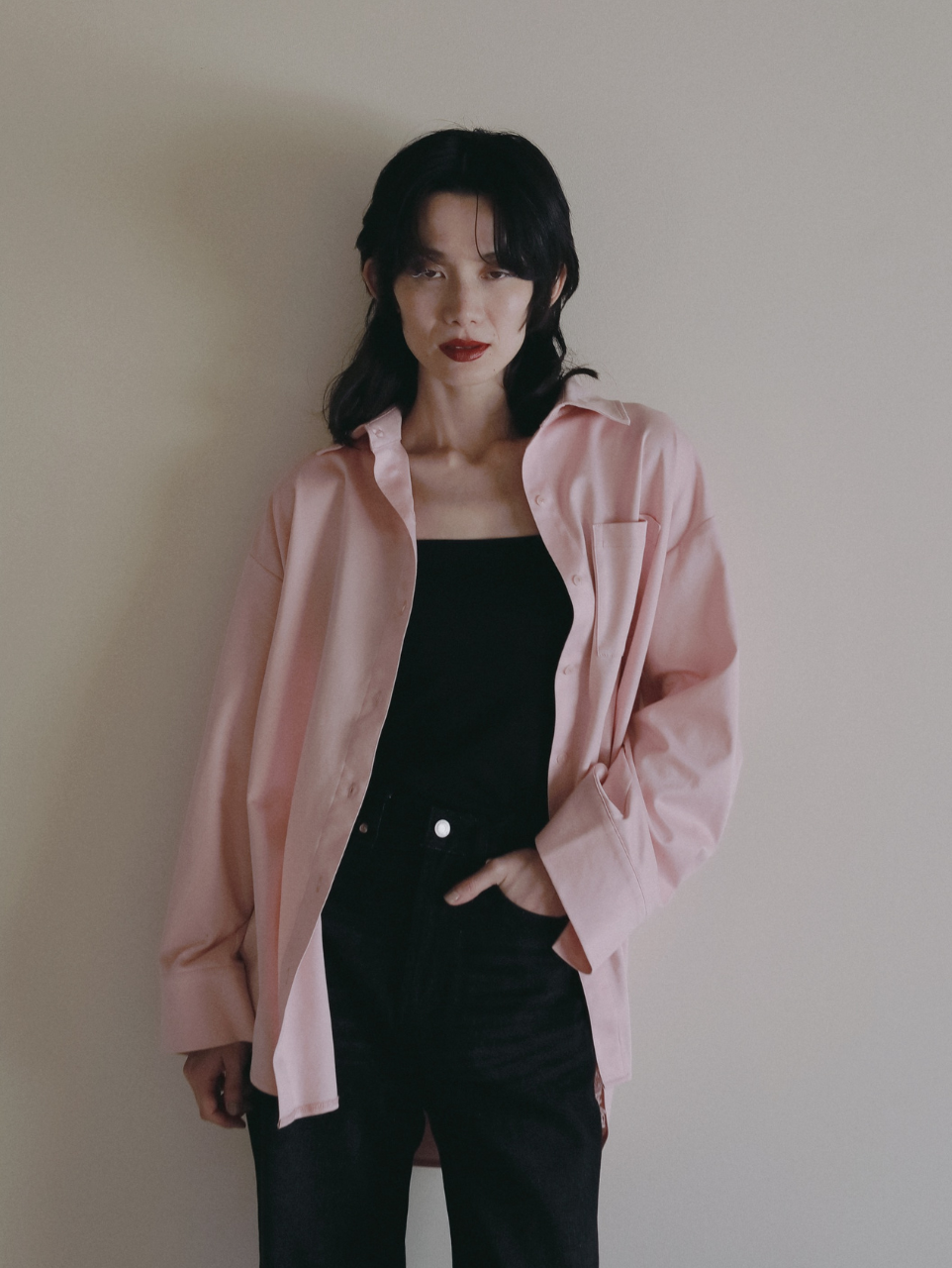 〈2026AW〉SILKY COTTON LOUNGE SHIRT