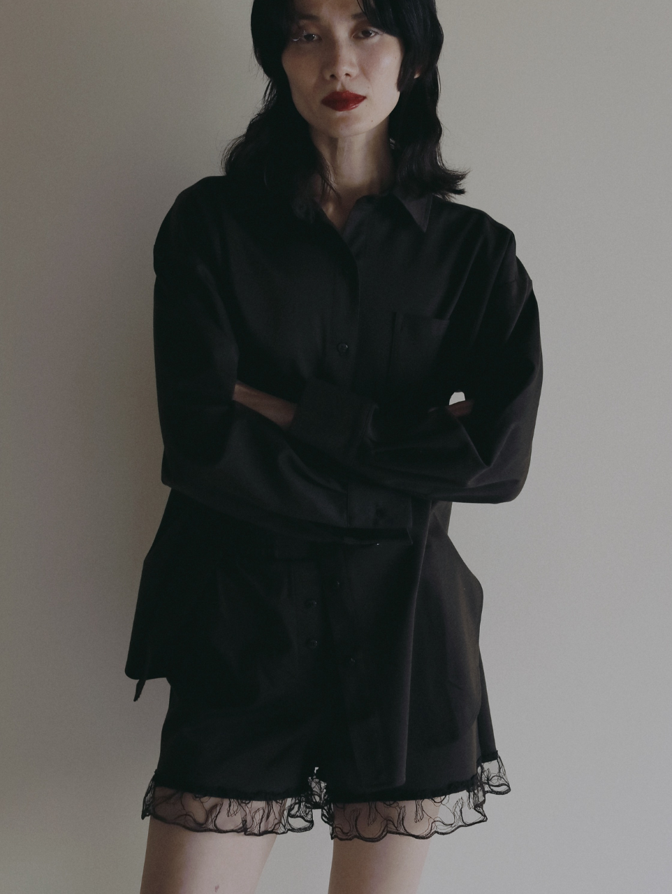 〈2026AW〉SILKY COTTON LOUNGE SHIRT