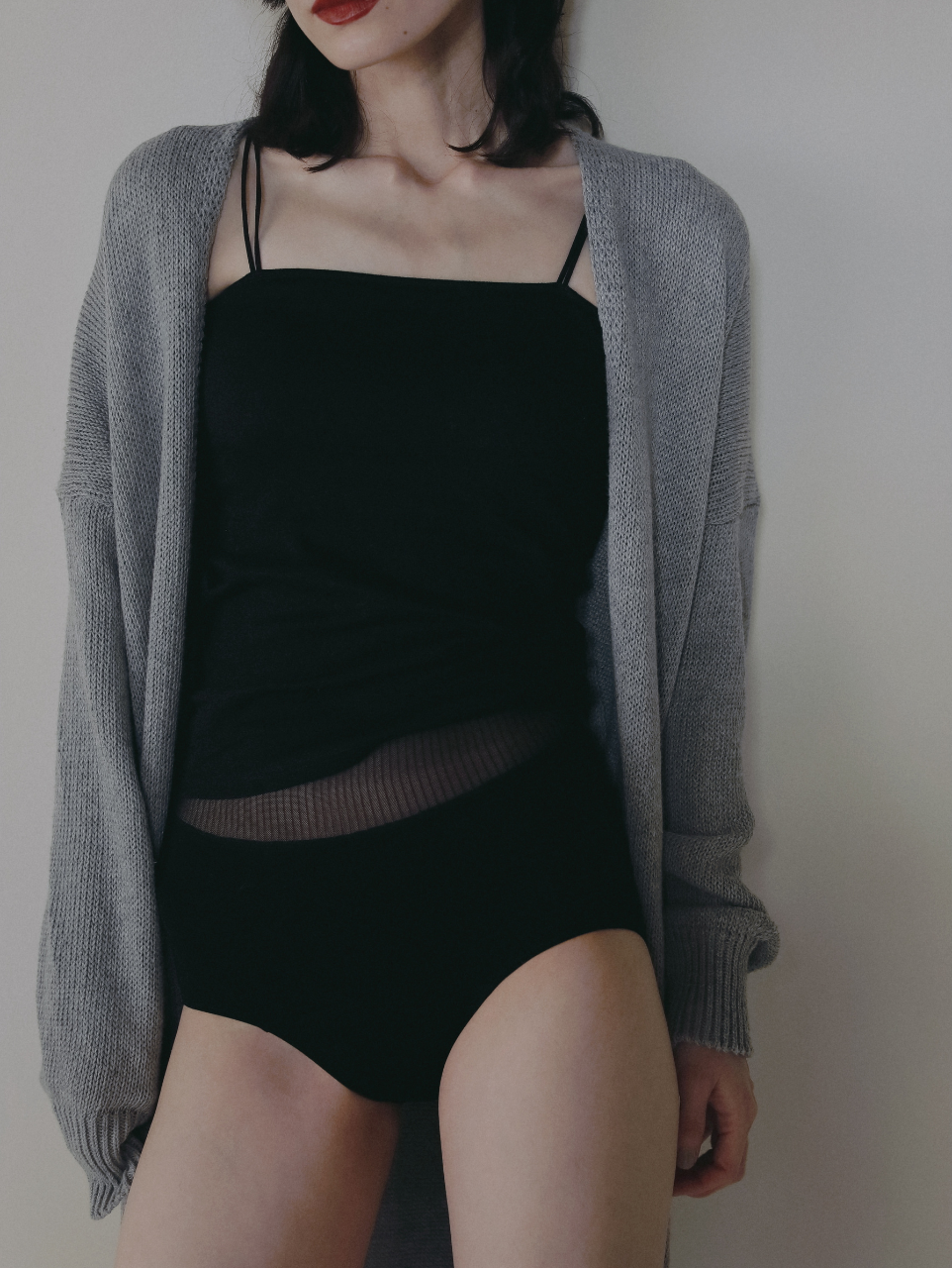 〈PRE ORDER〉SHEER NET STRIPE PERIOD SHORTS