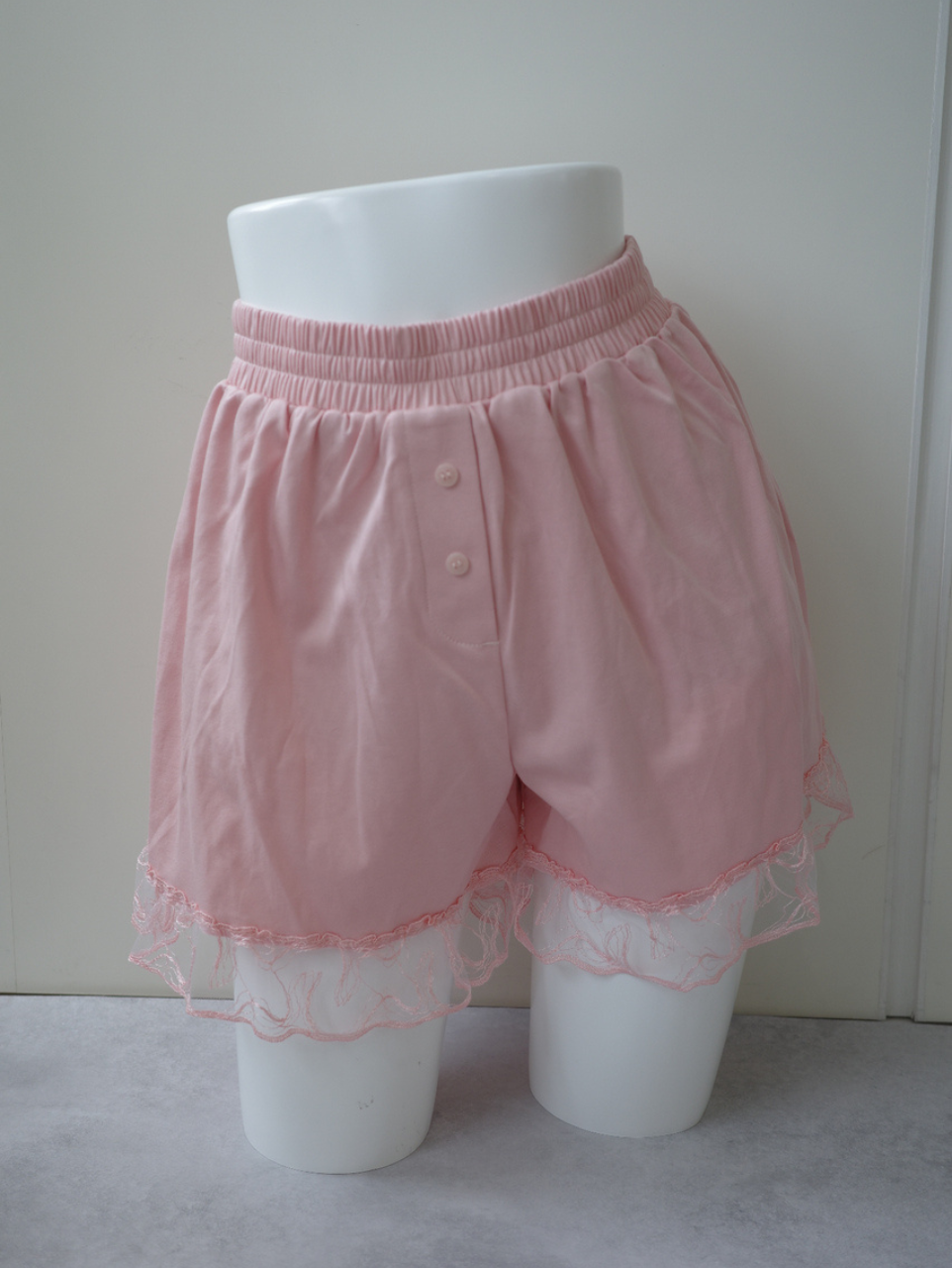 〈2026AW〉SILKY COTTON LOUNGE PERIOD SHORTS