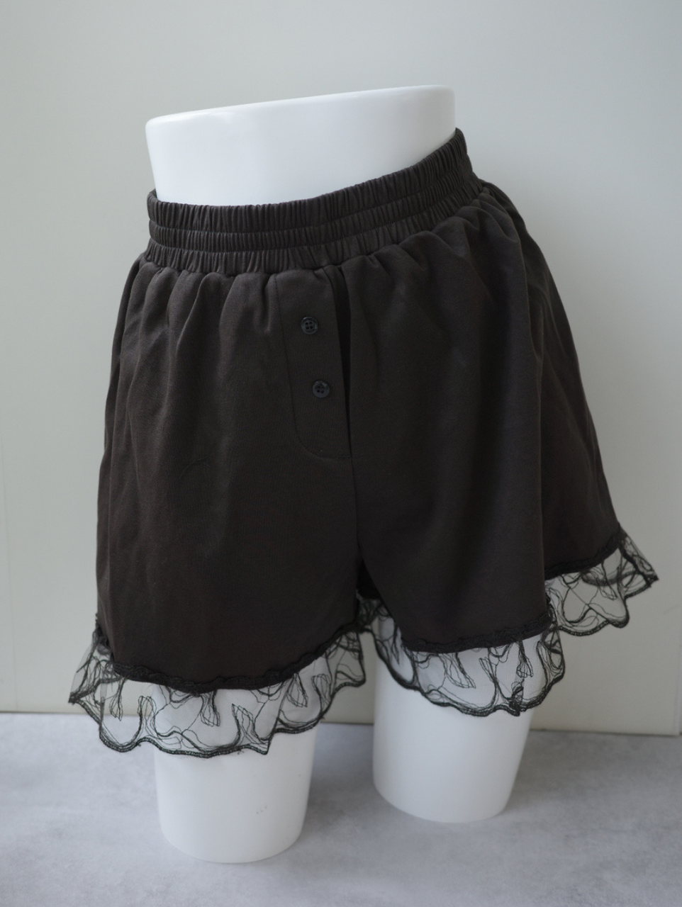 〈2026AW〉SILKY COTTON LOUNGE PERIOD SHORTS