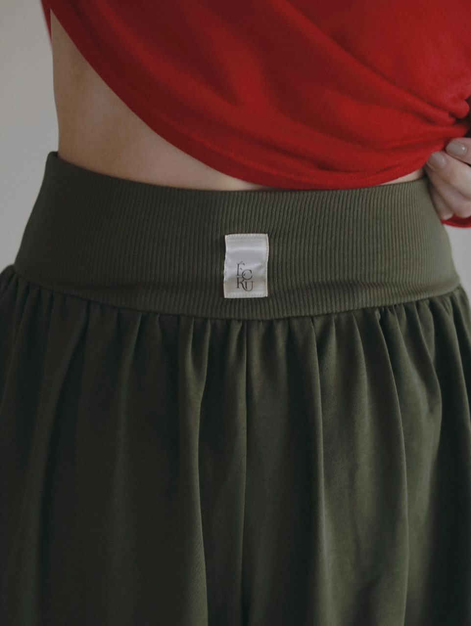 RIB WRAP LOUNGE PERIOD SHORTS