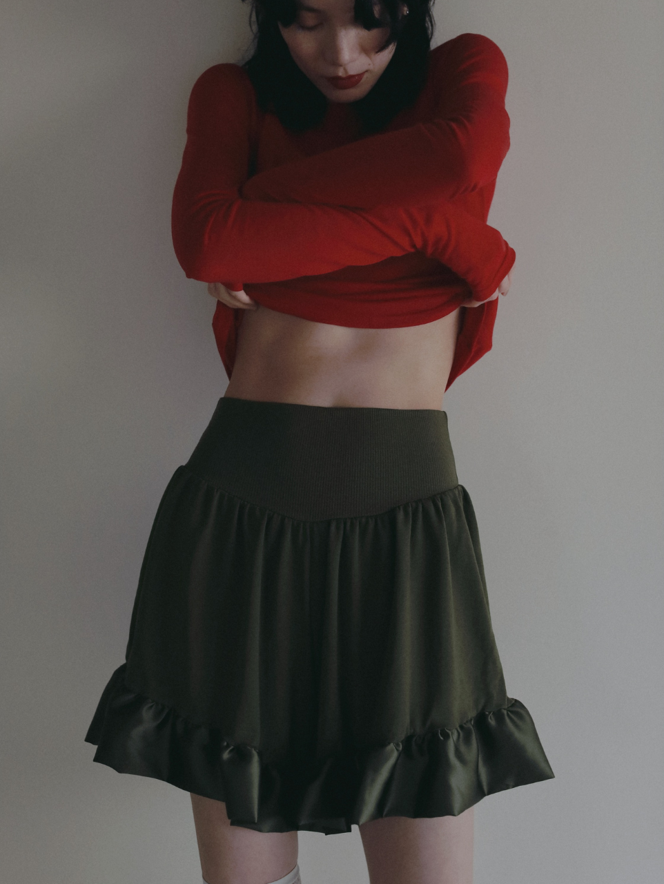RIB WRAP LOUNGE PERIOD SHORTS