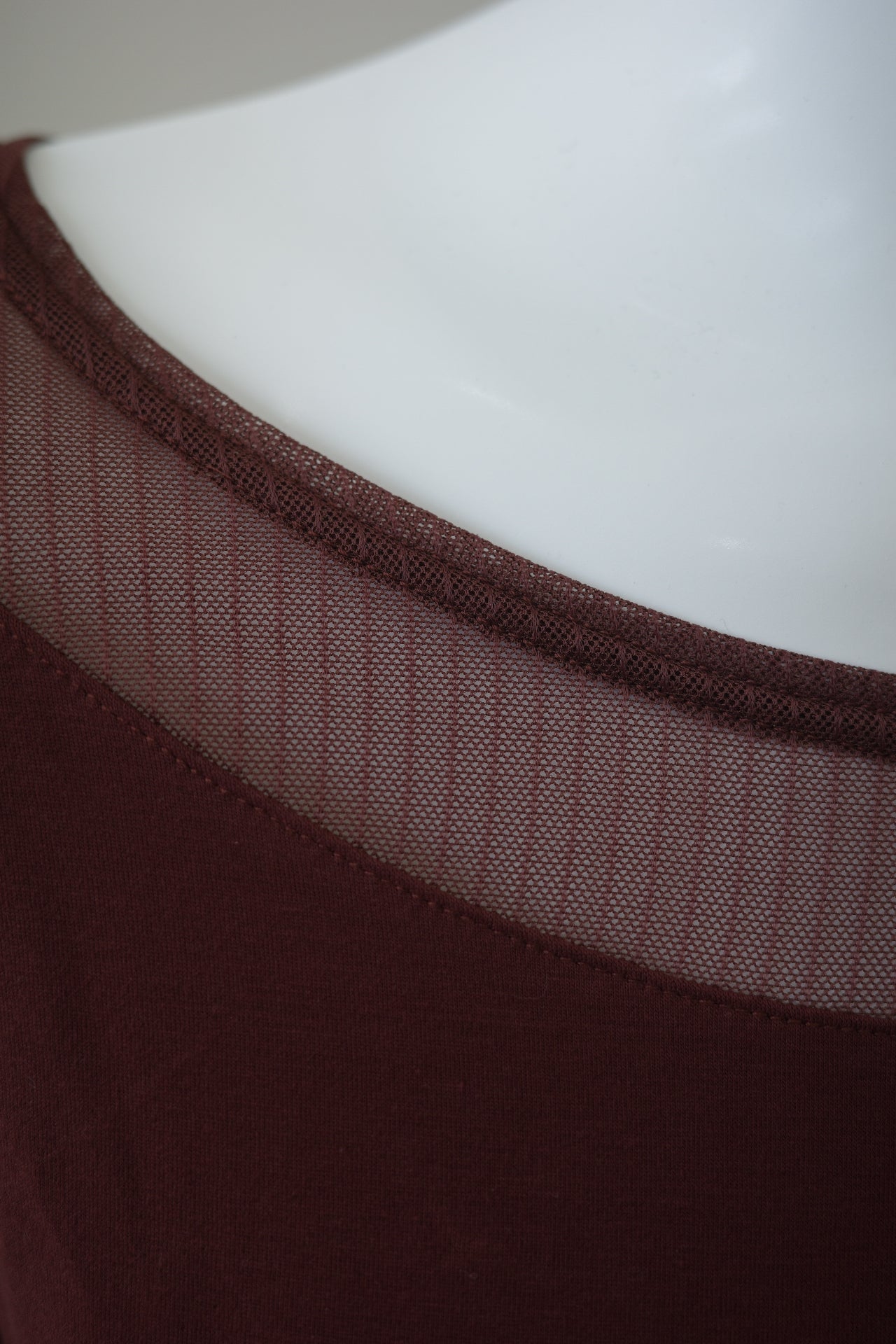 〈2026AW〉SHEER STRIPE LAYERED LOUNGE TOP