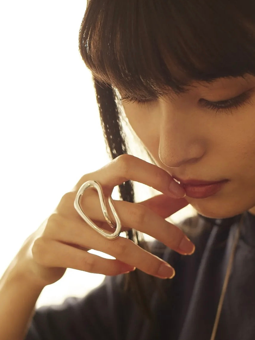 【SPECIAL PRICE】Nuance line triangle Ring