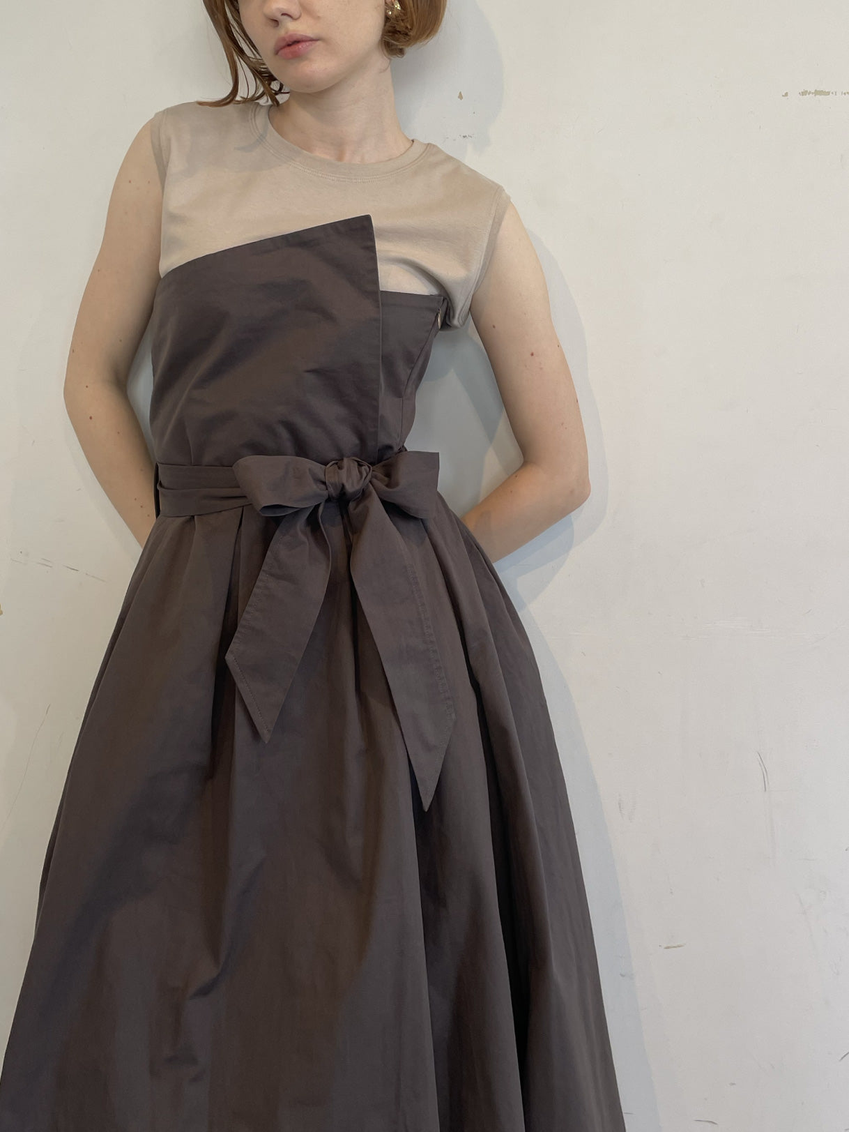【SPECIAL PRICE】RIBBON WRAP ONEPIECE