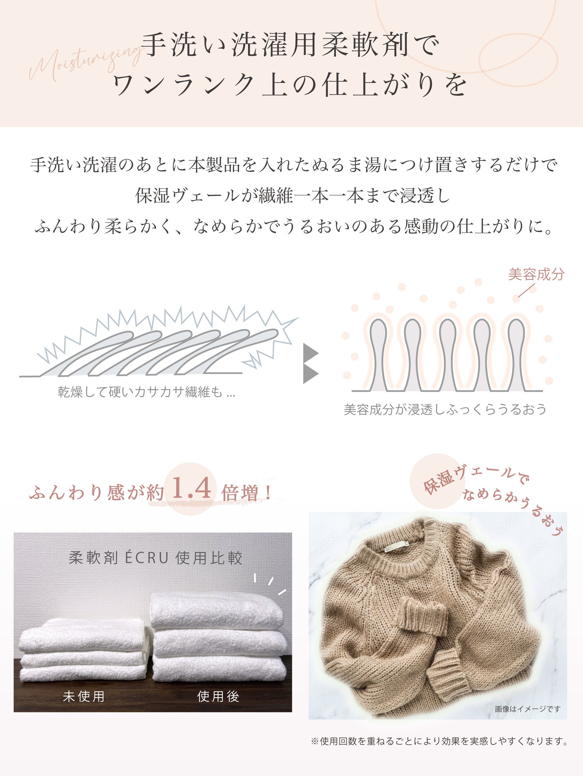 ECRU -BEAUTY ESSENCE SOFTENER-／450ml